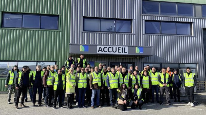 La délégation de dirigeants étrangers a pu visiter un certain nombre d'outils, comme l'usine de Top Semence, mercredi 29 novembre.